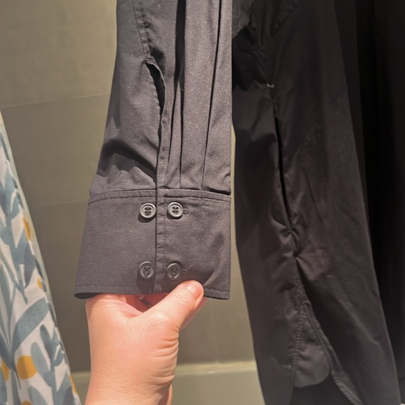 COS Oversized Cotton High-Collar Dress s6 - Picture 3 of 12